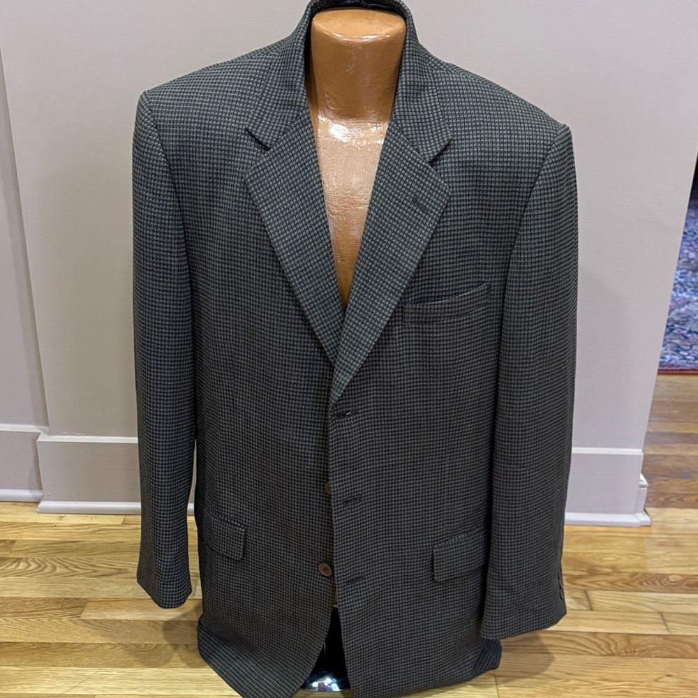 Men's Elegant Houndstooth Blazer